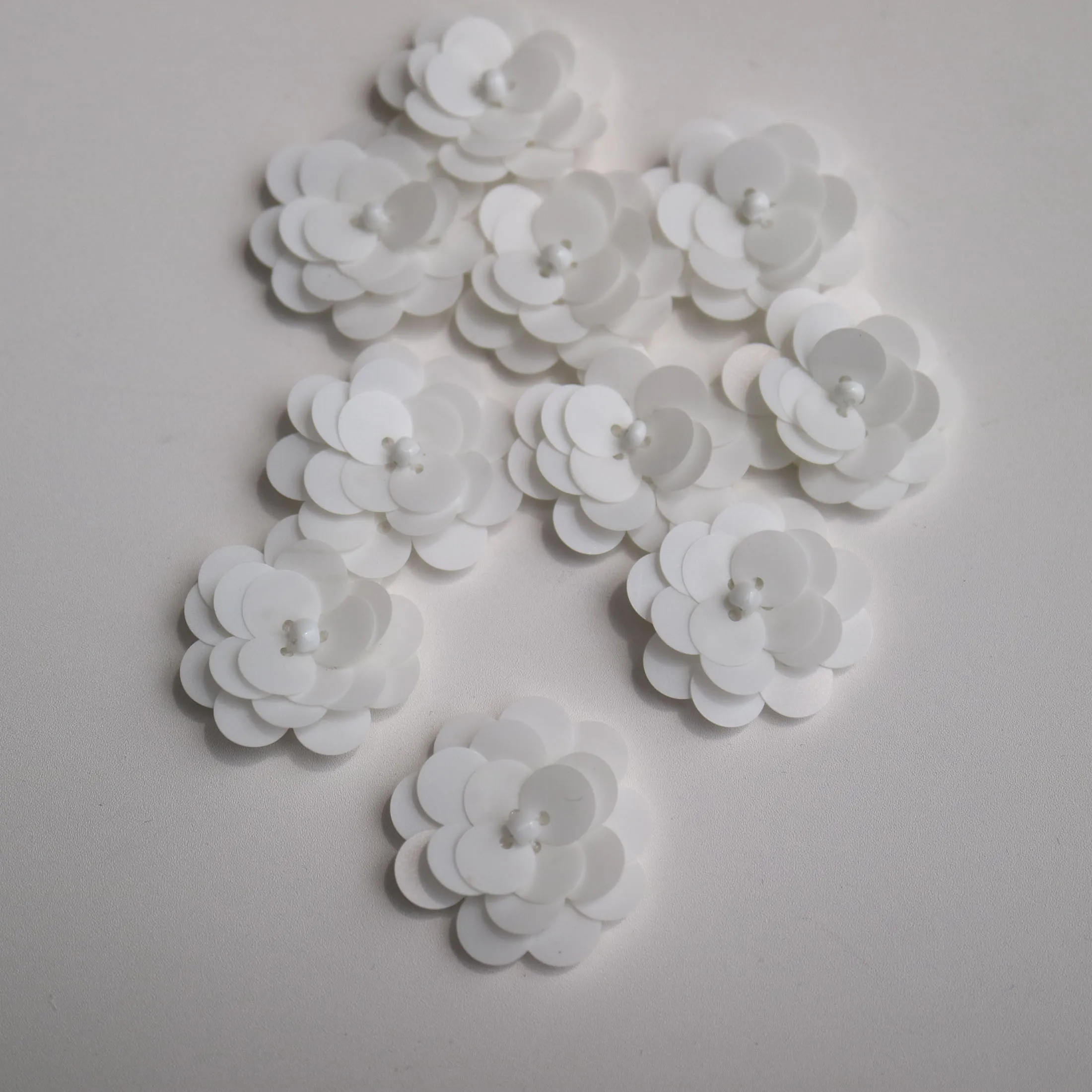 10 Stück/Set Blumen-Perlen-Applikationen für Kleidung DIY Strass-Pailletten Aufnähbare Stickerei-Applikationen Parche Ropa – Detail 20