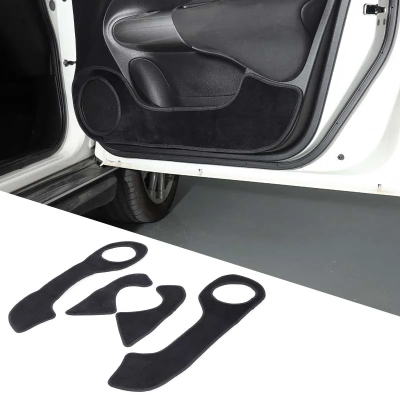 

For 2011-2019 Nissan JUKE Infiniti ESQ Velvet Car Inner Door Anti-kick Pad Anti-Dirty Panel Trim Protective Pad Accessories