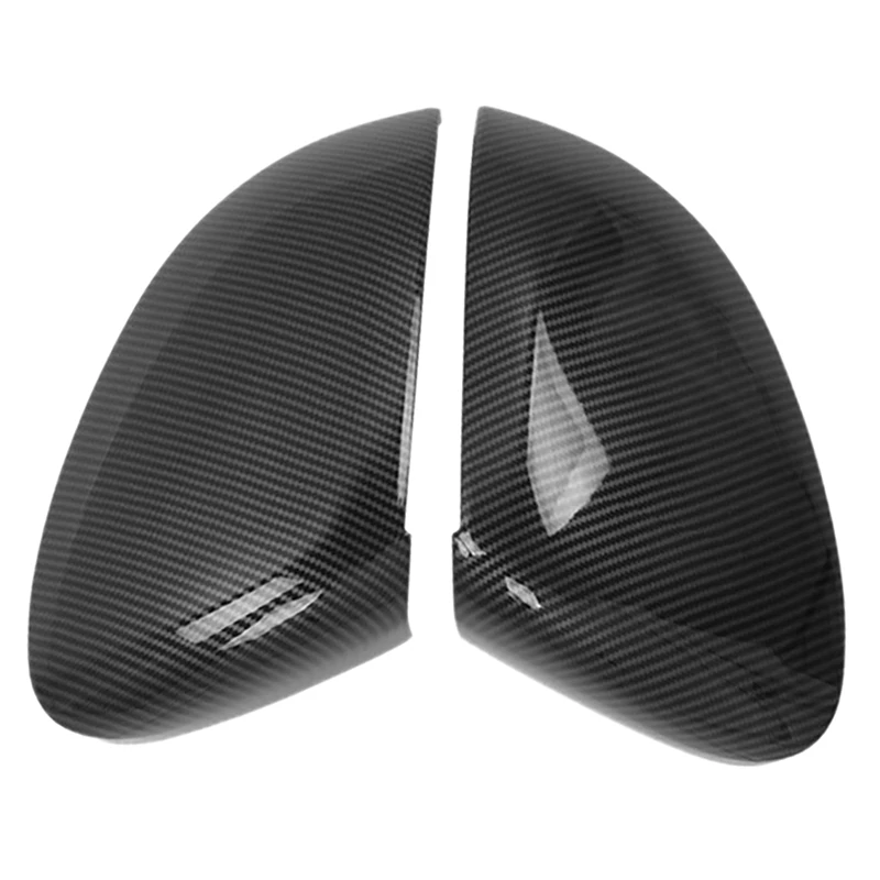 Carbon Fiber Rearview Side Glass Mirror Cover Trim Frame Side Mirror Caps for Golf 8 MK8 2020 2021