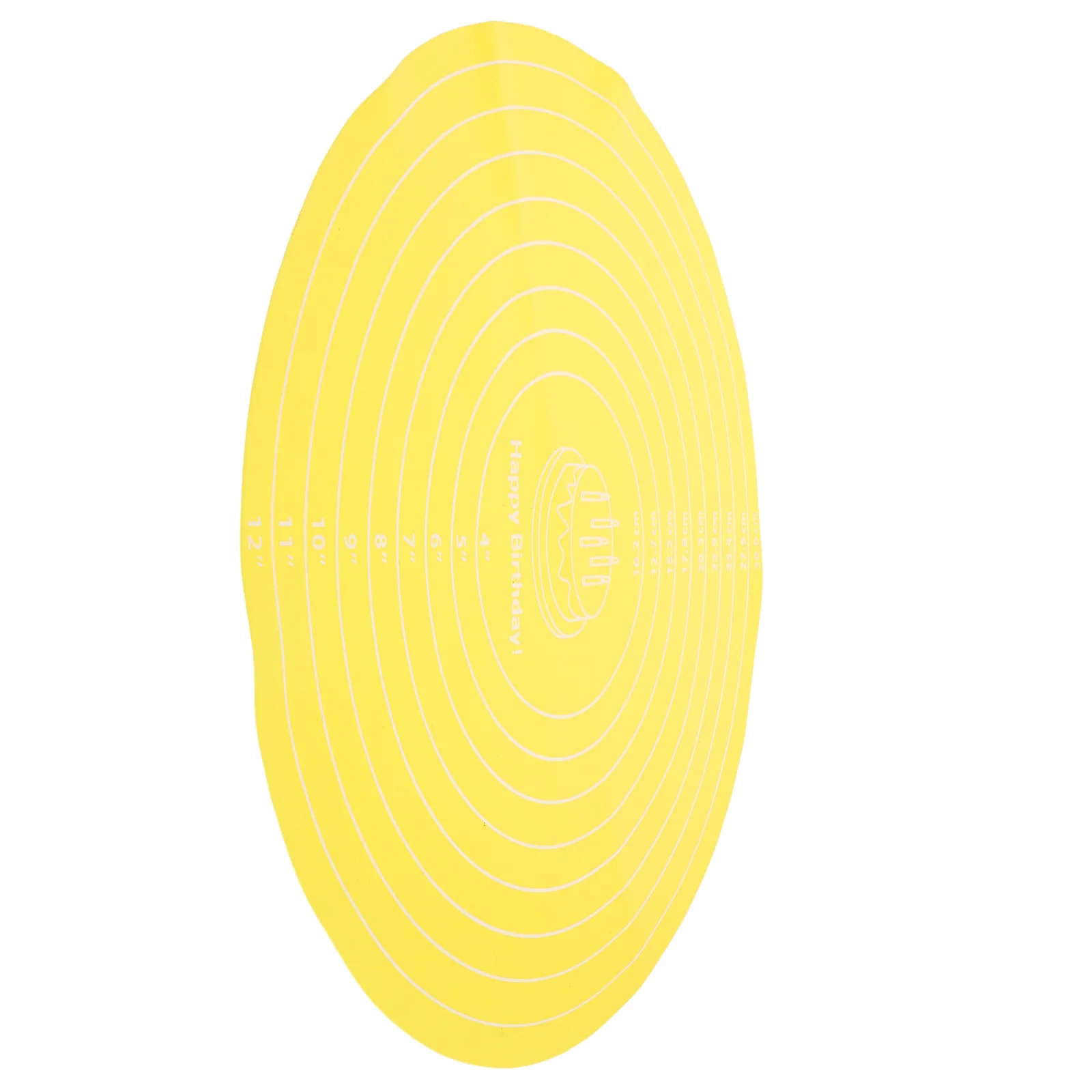 

30cm Silicone Dough Rolling Mat Non-Stick Heat Resistant Baking Pad Round Kneading Mat for Sourdough Pizza Cookies Baking