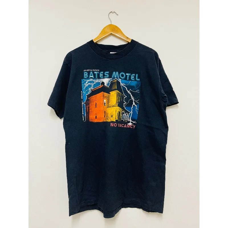 Camiseta de la película de terror retro "Bates Hotel", camiseta de la película de terror para hombre, nueva camiseta unisex de verano