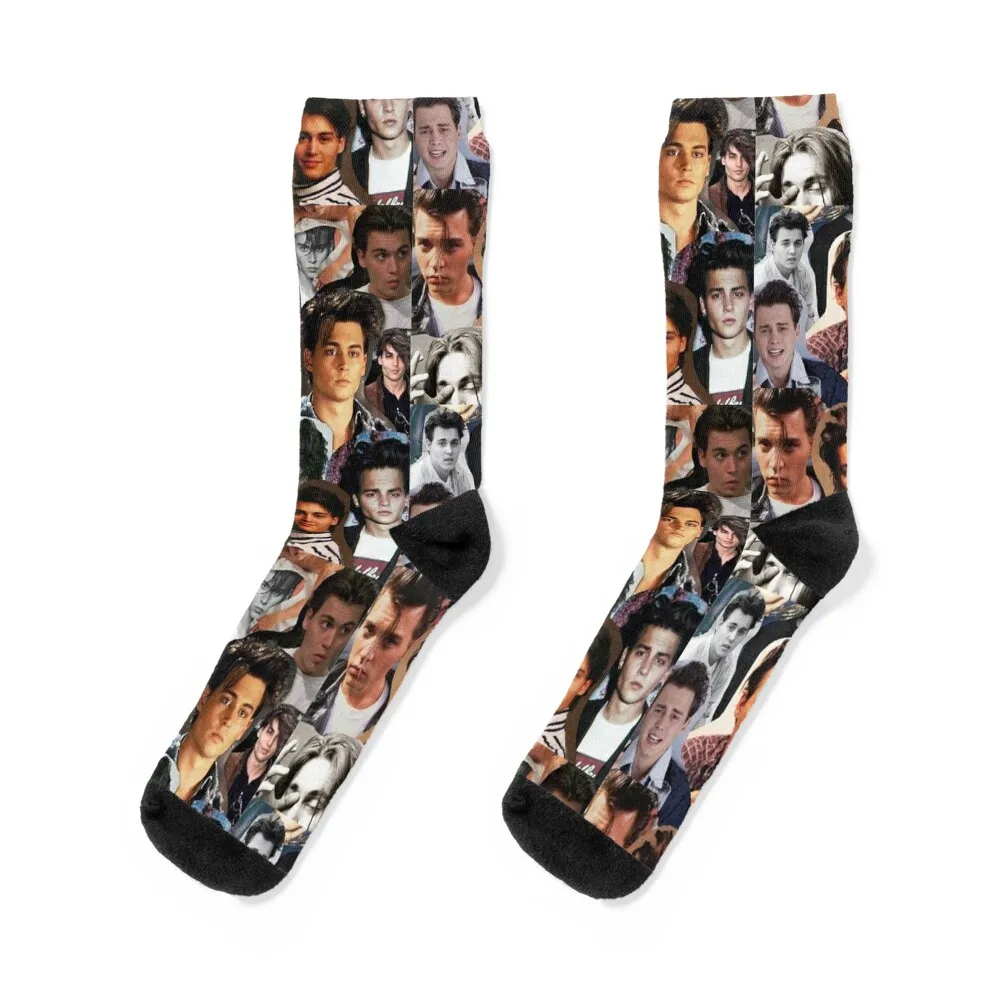 Johnny Depp Socks luxe happy Toe sports new in's Boy Child Socks Women's