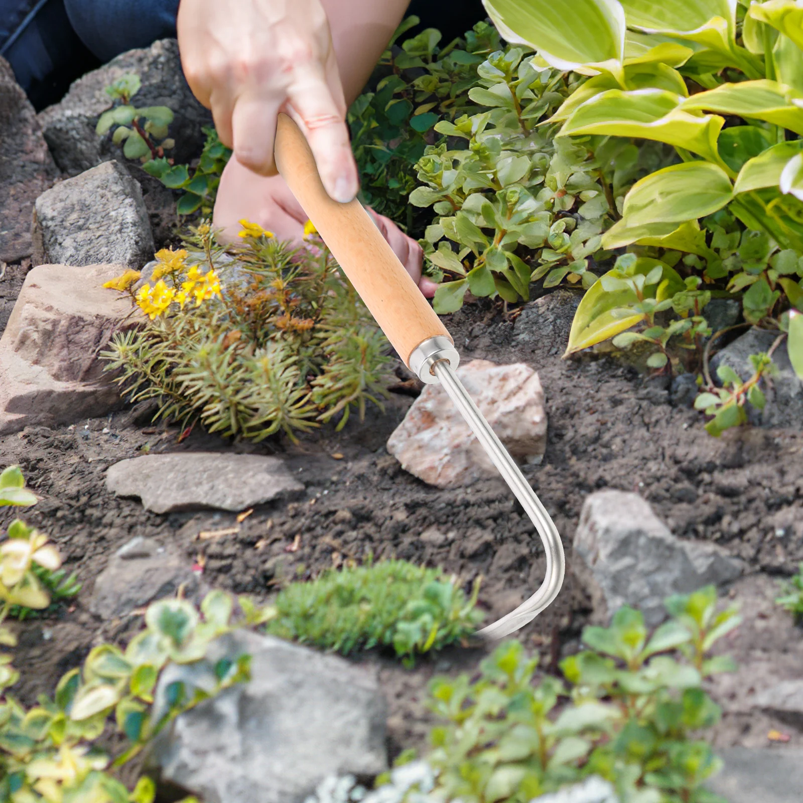 

Gardening H Tools Stainless Steel Weeding Tool Multi function weeder deeper digging weeders weeder manual weed removers