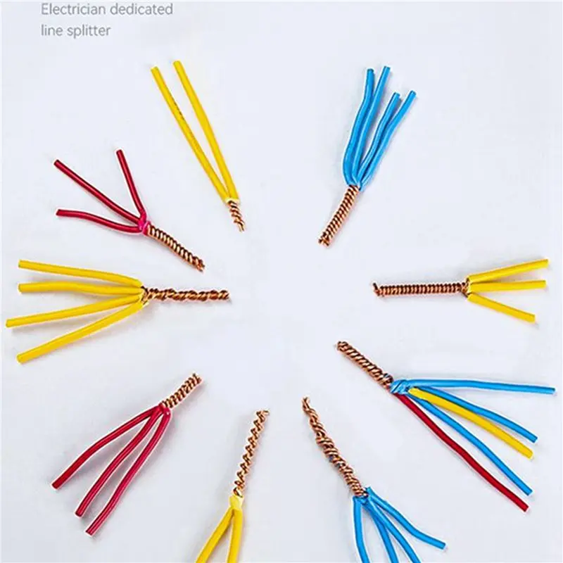WORTHOWN-Wire Twister Tool For Drill 8Pcs Drill Wire Twister Spin Twist Wire Connector Nut Twister For Cable Quick Stripping