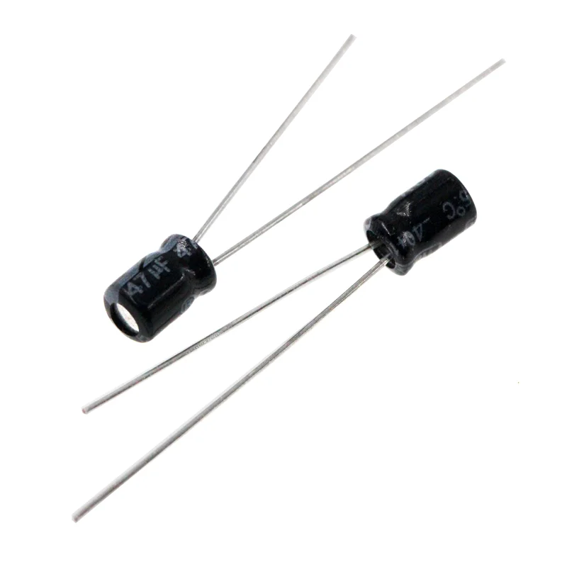 50pcs 47uF 10V 47MFD 10Volt 4*5mm Aluminum Electrolytic Capacitor Radial 47mf10v 47uf10v 10v47mf 10v47uf