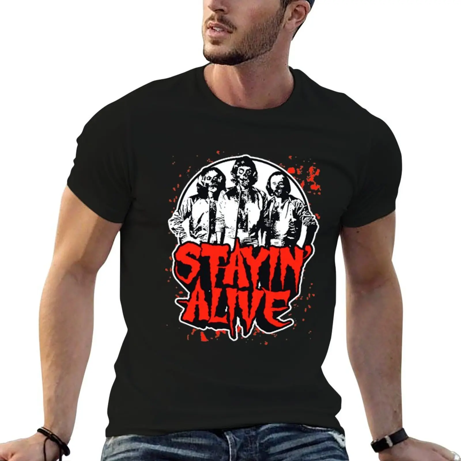 T-shirt The Bee Gees Stay Alive Gift Halloween, T-shirt de pêche à séchage rapide