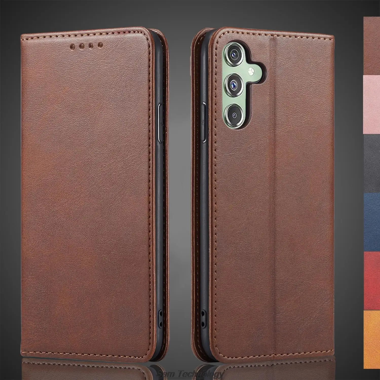 

Magnetic attraction Leather Case for Samsung Galaxy M34 5G Holster Flip Cover Case for Galaxy M34 Wallet Phone Bags Fundas Coque