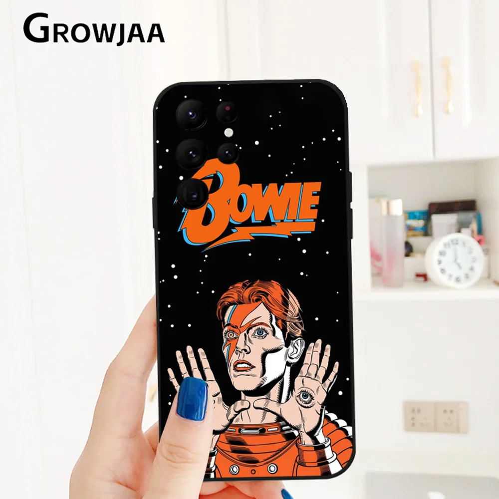 D-David S-Singer B-Bowie Funny Phone Case for Samsung Galaxy S24 Ultra S22 S23 Ultra S21 S20 Protective Silicone Funda image 3
