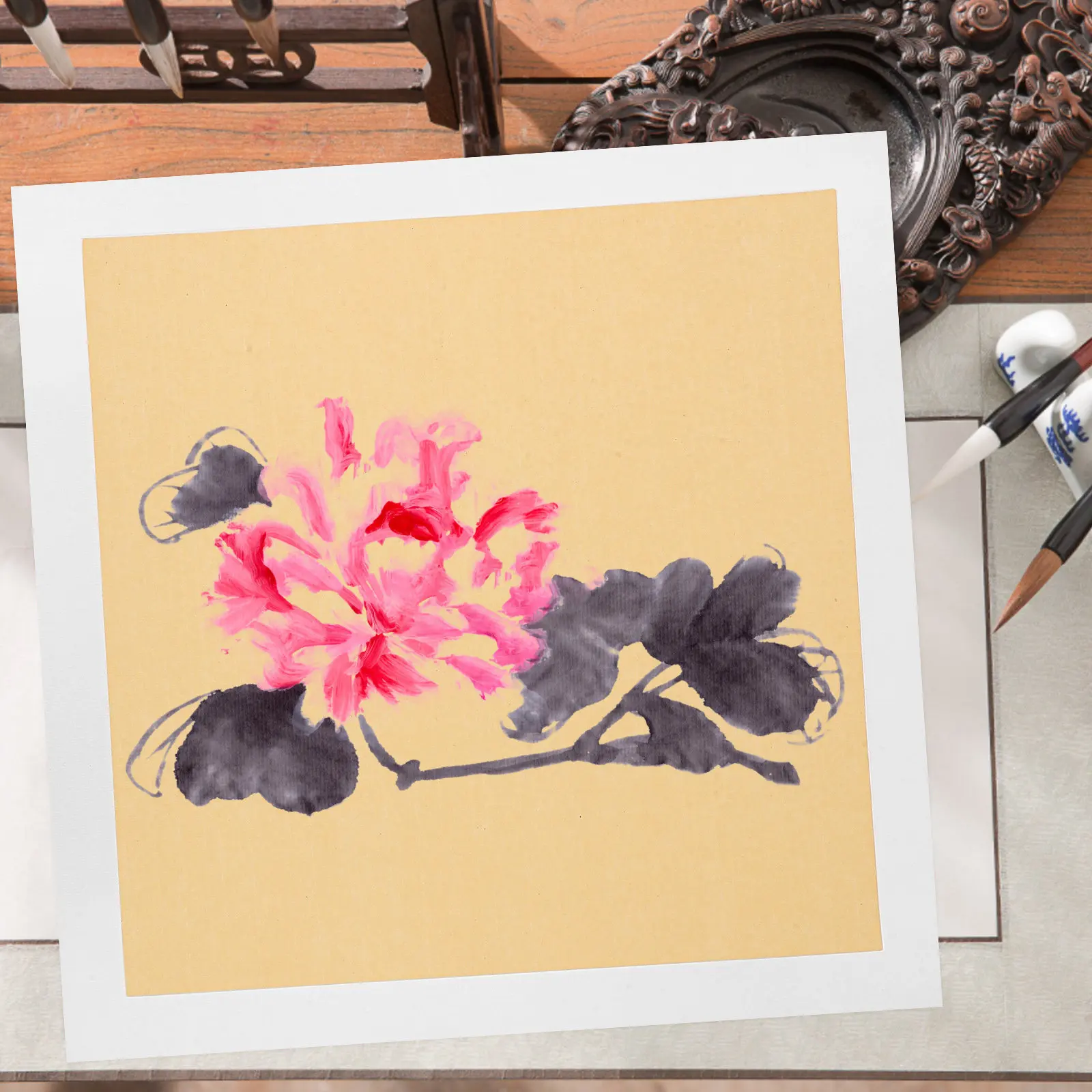 

10 листов бумаги Сюань для каллиграфии и живописи, средней впитываемости, для китайской живописи кистью и письменных свитков