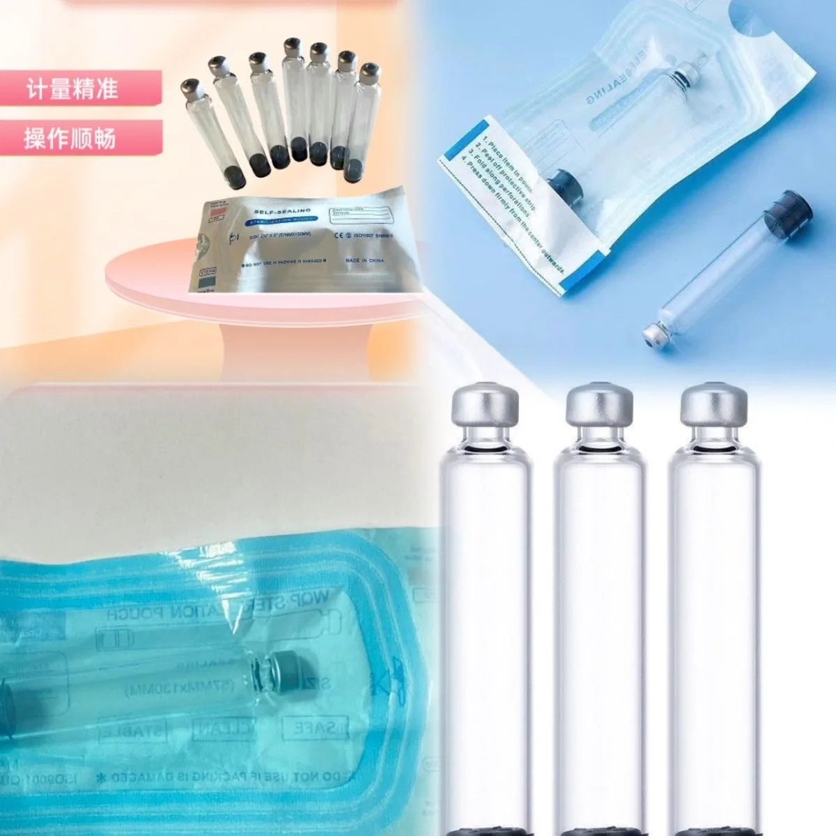 50pcs 3ML Card type bottle magic pen texture brush disposable tube wholesale consumables beauty salon specific new model