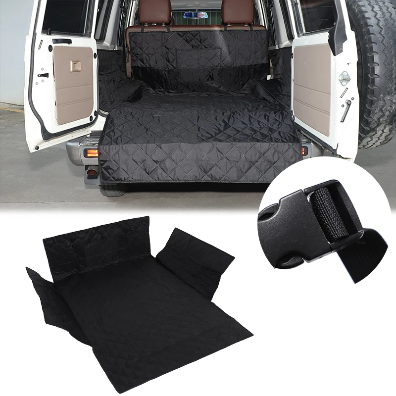 

For 2007+ Toyota LC76 anti-slip trunk mat waterproof tray trunk carpet accessories car interior protective accessories