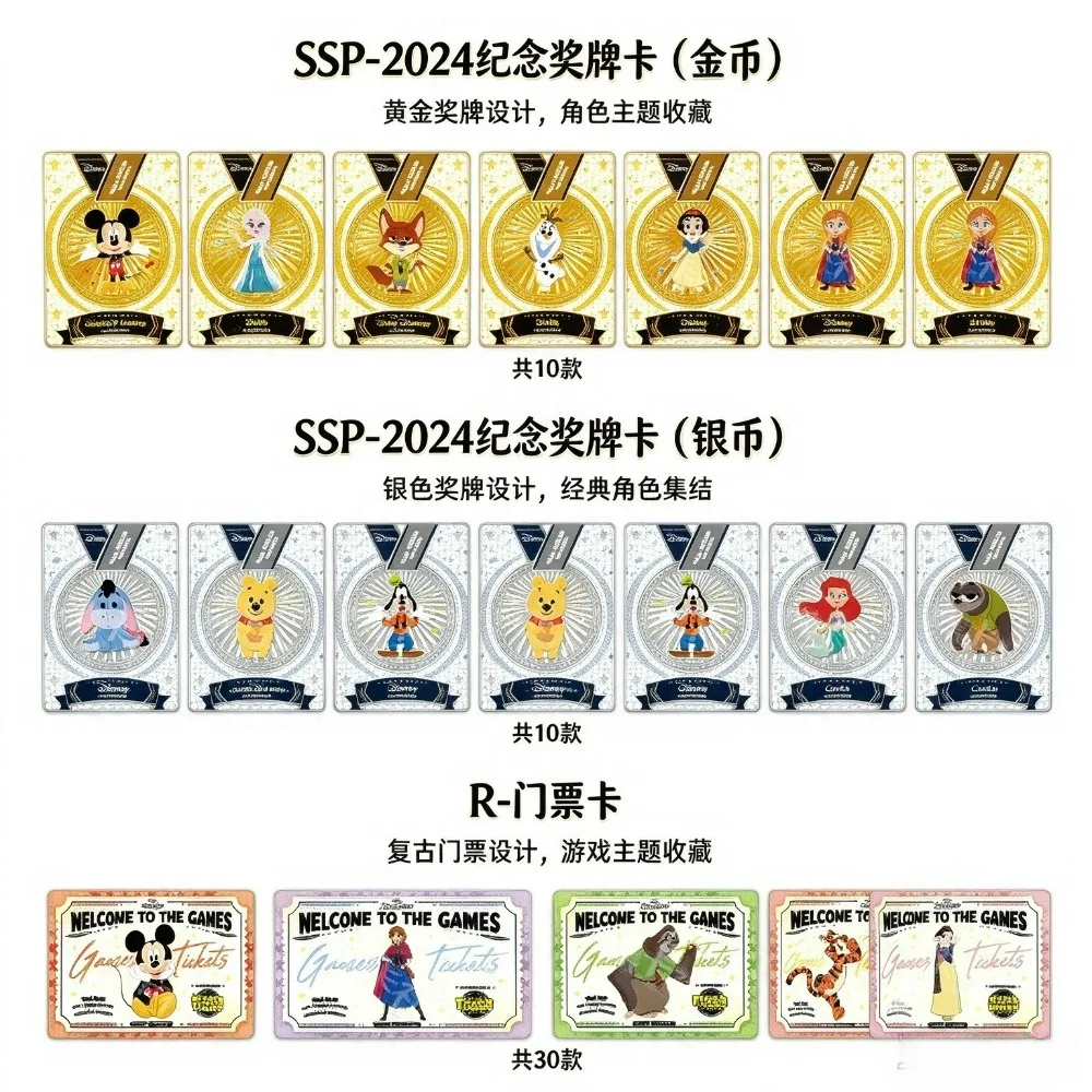 Disney All Star Sports Series Trading Card Blind Bag Stitch Mickey Mouse Collectible Anime Merch Surprise Holiday Gift For Fan