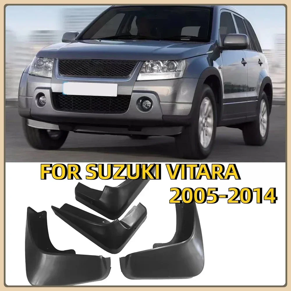 4PCS Car Fender Mud Flaps For Suzuki Vitara Grand Escudo LY 2005-2014 Splash Guards MudFlaps Mudguards Auto Accessories