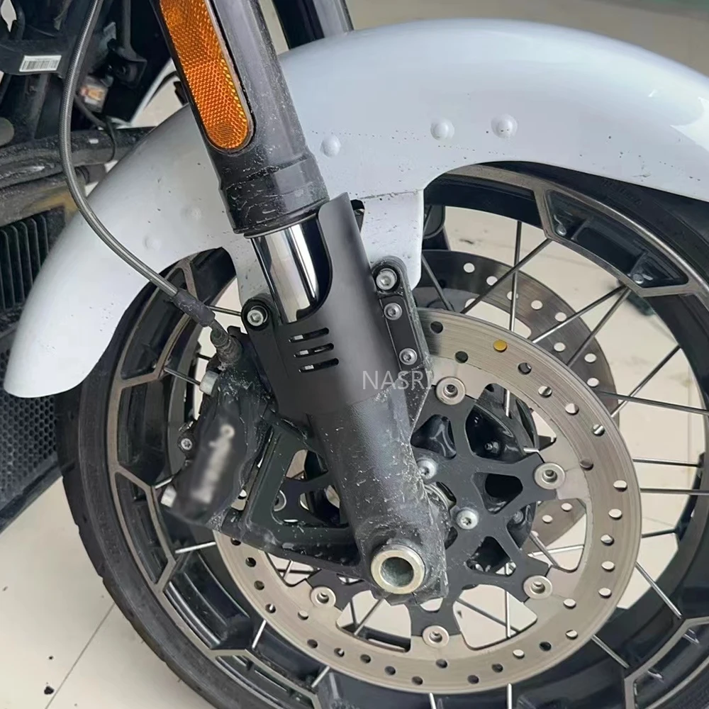 اكسسوارات الدراجات النارية المبرد الذقن غطاء المصباح الحرس الجانب هدية ل هارلي CVO الطريق الإنزلاق FLTRXSE الطريق الإنزلاق/ST 2024 #3