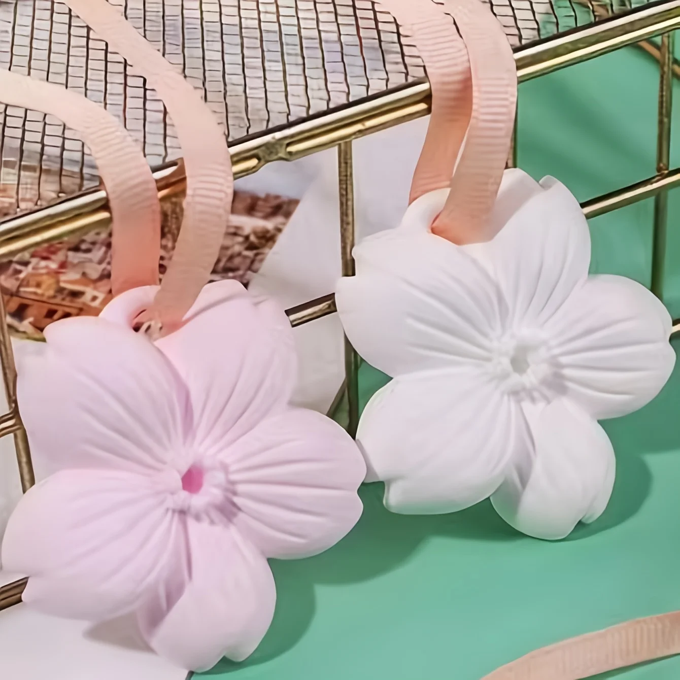 Kirschblüten-DIY-Aromatherapie-Form, Gipsmaterialien, Auto-Lufterfrischer, Kleiderschrank-Wachsplatten, Kirschblüten-Silikonformen