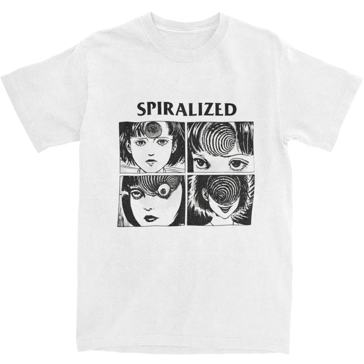 Couple T-Shirt Tomie Junji Ito Suehiro Mariro T Shirts Fashion Horror Anime Summer Tees Streetwear Cotton Tops Birthday Present