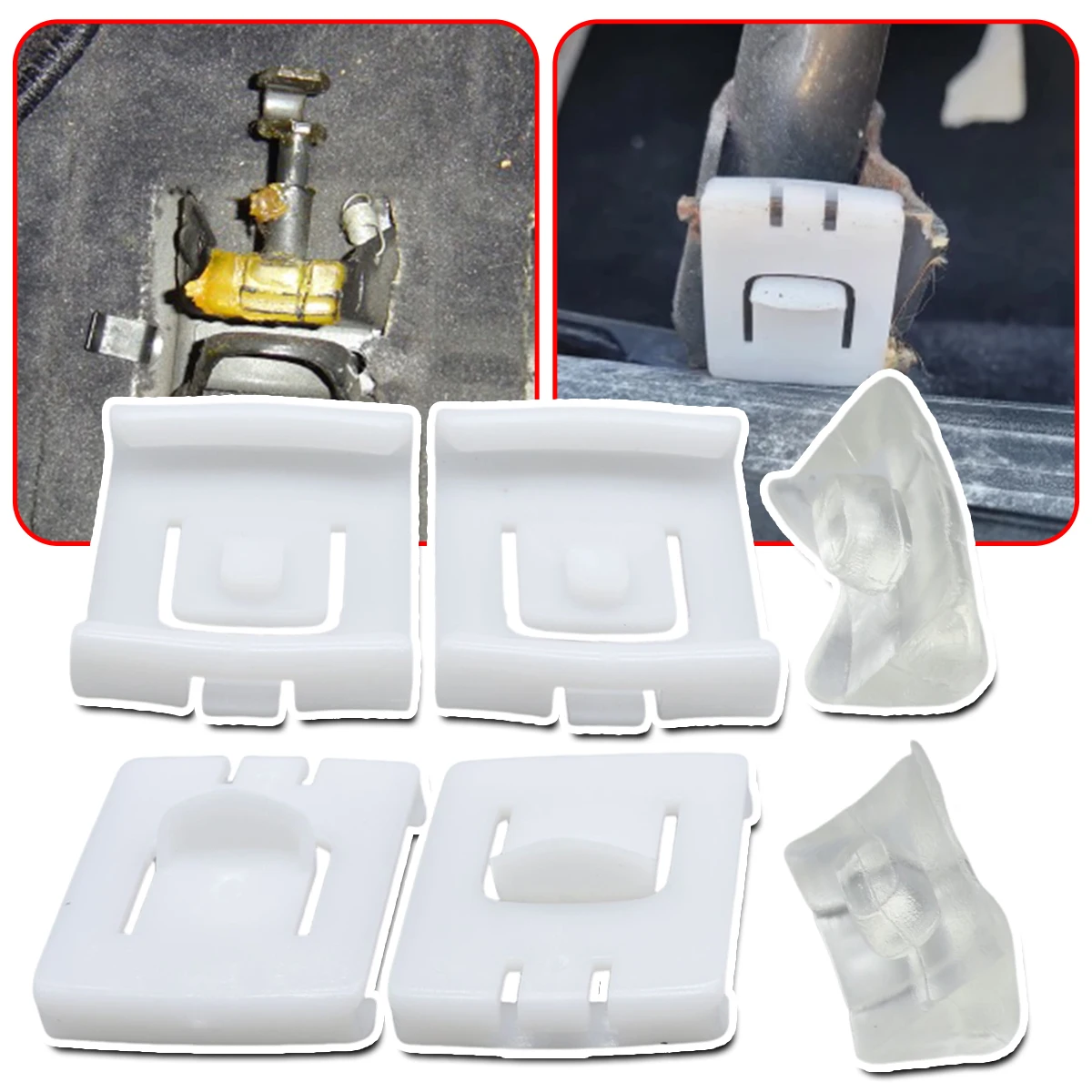 

Car Front Seat Fastener Rail Runner Clip Bracket Sliders Guide 435881203A 191881213 For Jeep Wrangler Chery Cowin 2003 - 2016