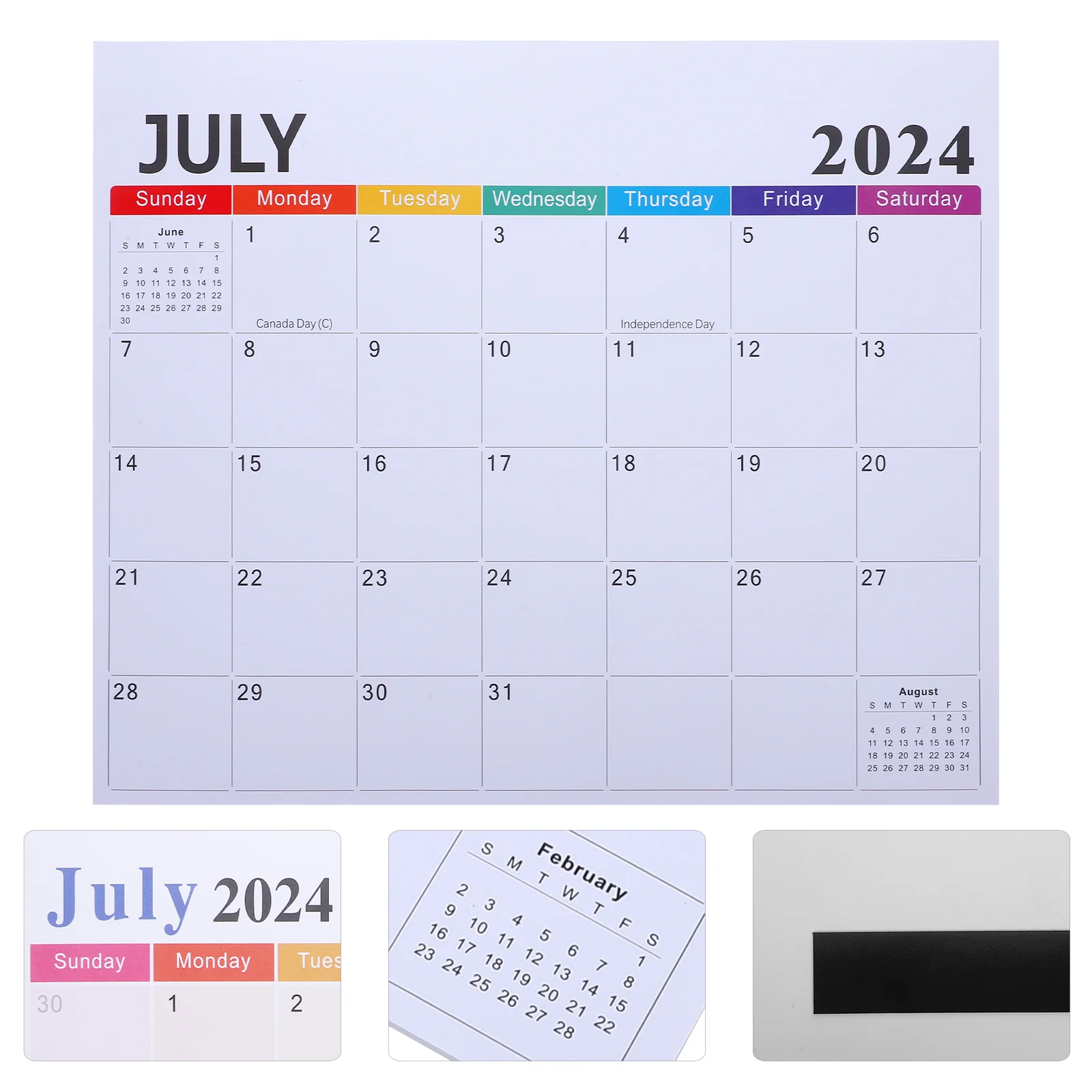 

Calendar Fridge Calendars Magnetic for Monthly Wall Planning Paper Turn The Page Tear off