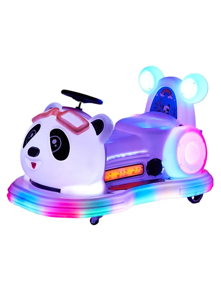 2022 new square bumper car shopping mall night market stall luminous household children's double electric vehicle amusement