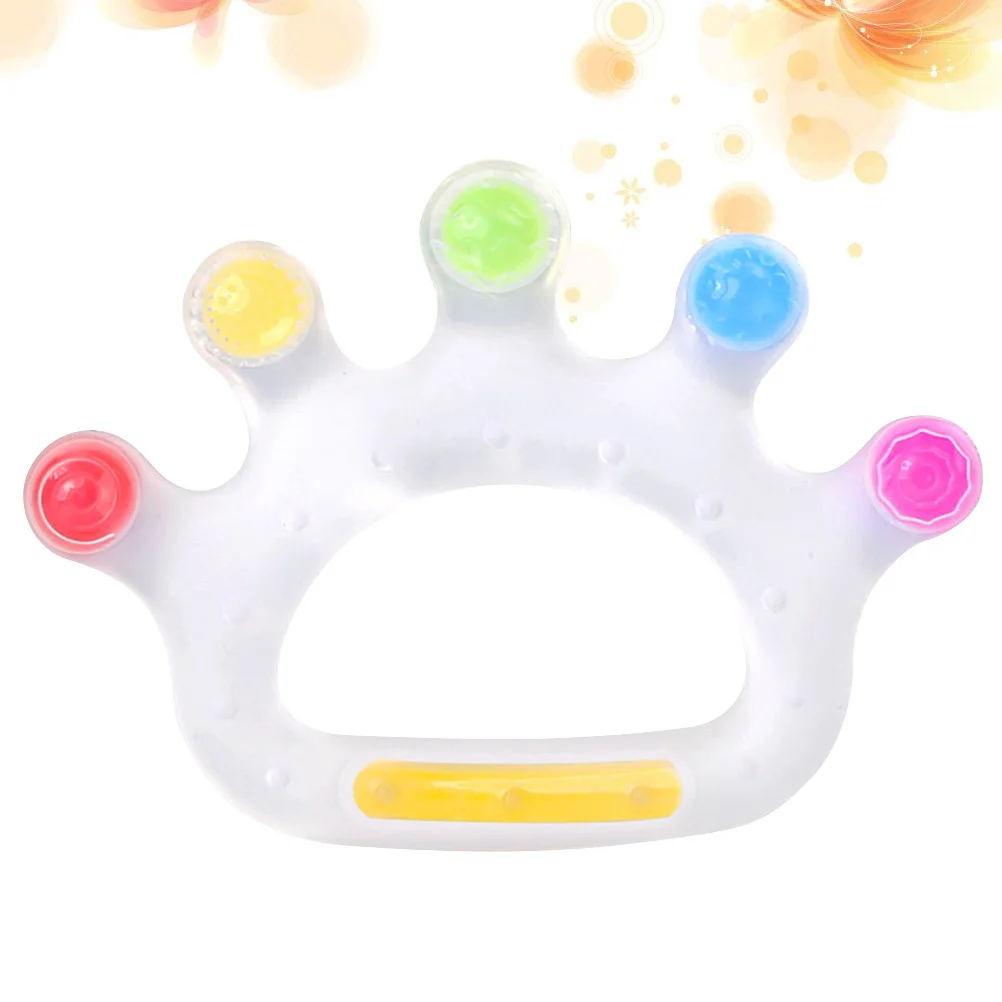 

Силиконовая детская соска для прорезывания зубов, красочная форма короны, пищевая мягкая соска для младенцев с коренными зубами, пустышка, подарок для детского душа