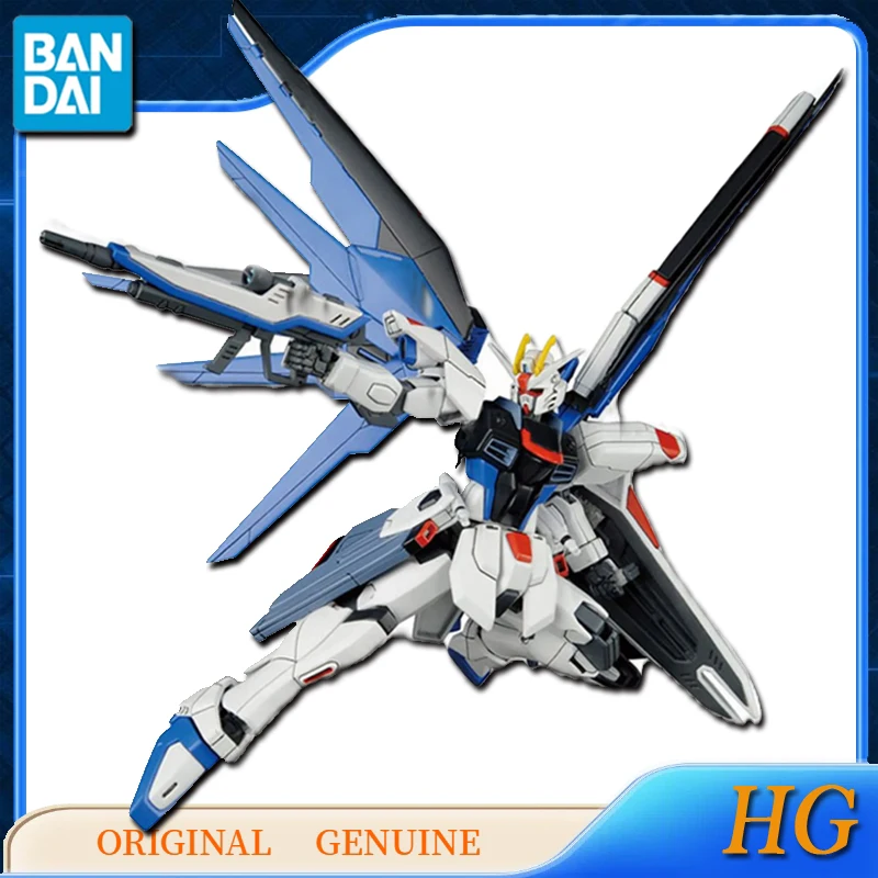 Bandai-Figuras de Ação Anime Brinquedos para Crianças, Original Genuíno, Modelo Colecionável, Enfeites Presente, HG, ZGMF-X10A