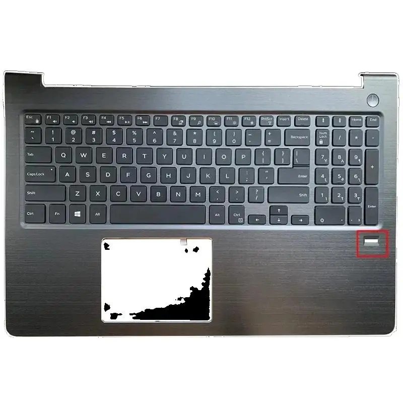 WAFWAFW untuk Dell Vostro 5568 V5568 P62F Casing Penutup Atas Keyboard Palm Rest