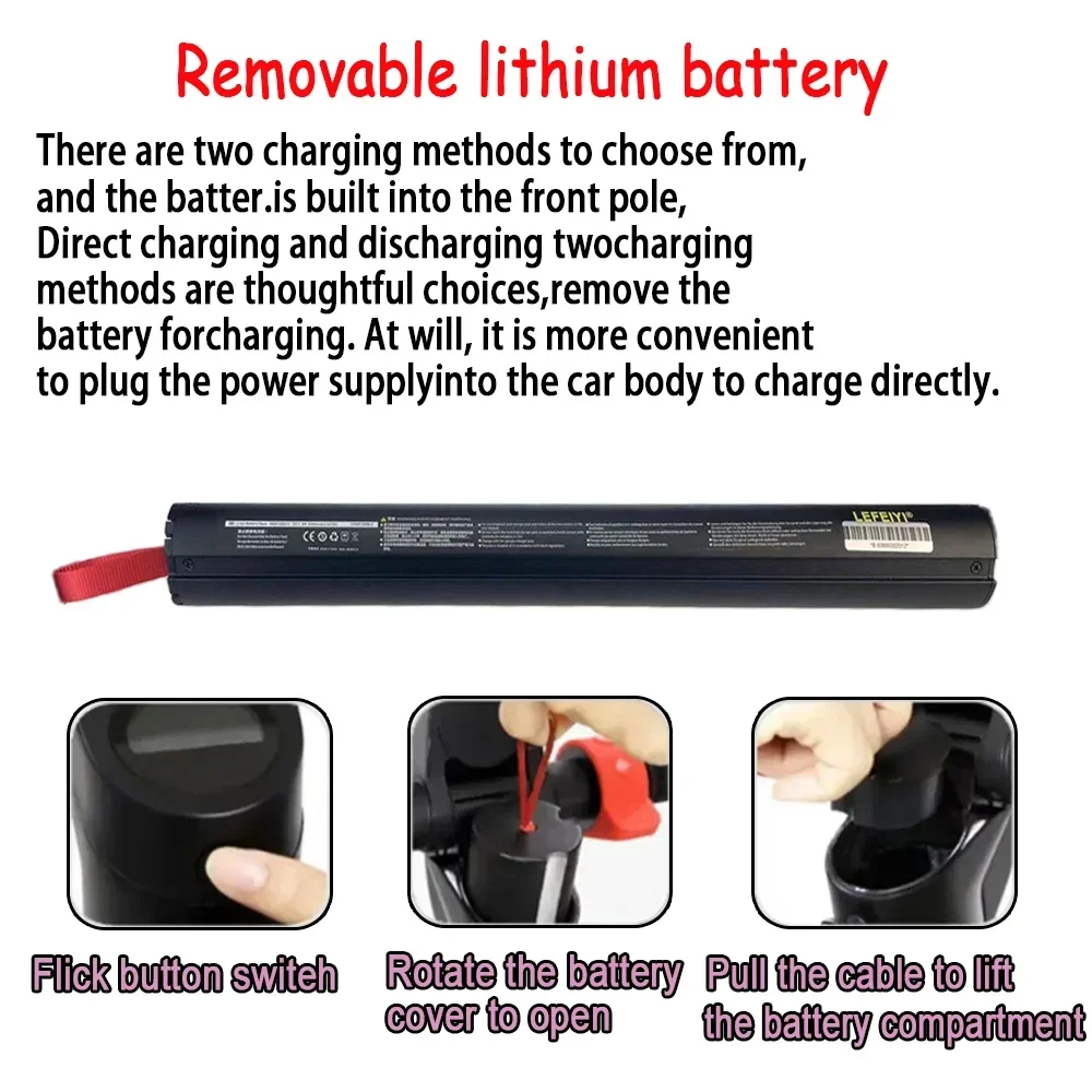 

2023 Upgrade 5200mah 36V for HX-X7 electric scooter Dedicated battery Large capacity and long battery life