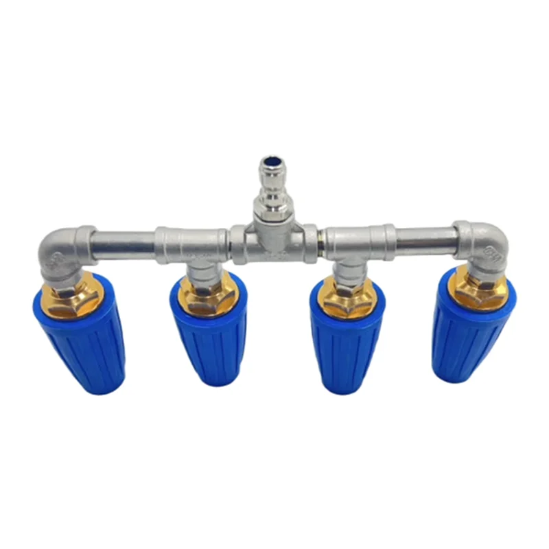 غسالة الضغط بفوهة توربو رباعية الاتجاه من SHGO، 360 درجة ° دوران مع موصلات سريعة 1/4 بوصة، 4000 رطل لكل بوصة مربعة، لتنظيف السيارة #3