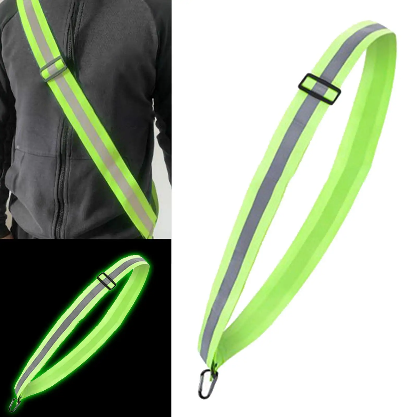 

Reflective Sash Sturdy Night Walking Gear for Cycling Outdoor Walking