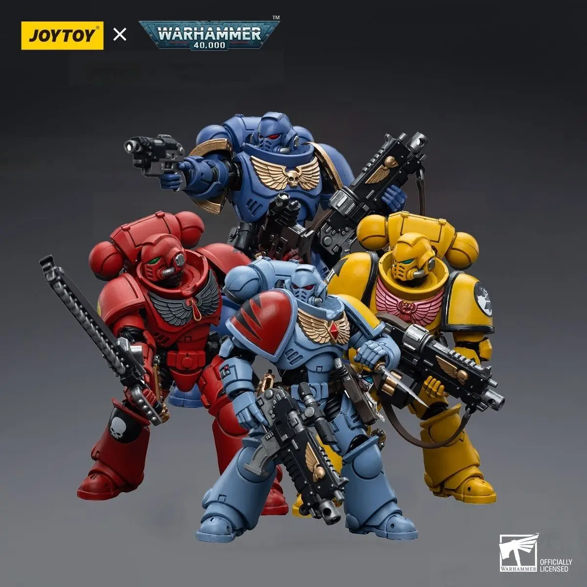 [متوفر]JOYTOY Warhammer 40K 1/18 شخصيات الحركة Ultramarines Titus Victrix Guilliman أنيمي نموذج اللعب هدية