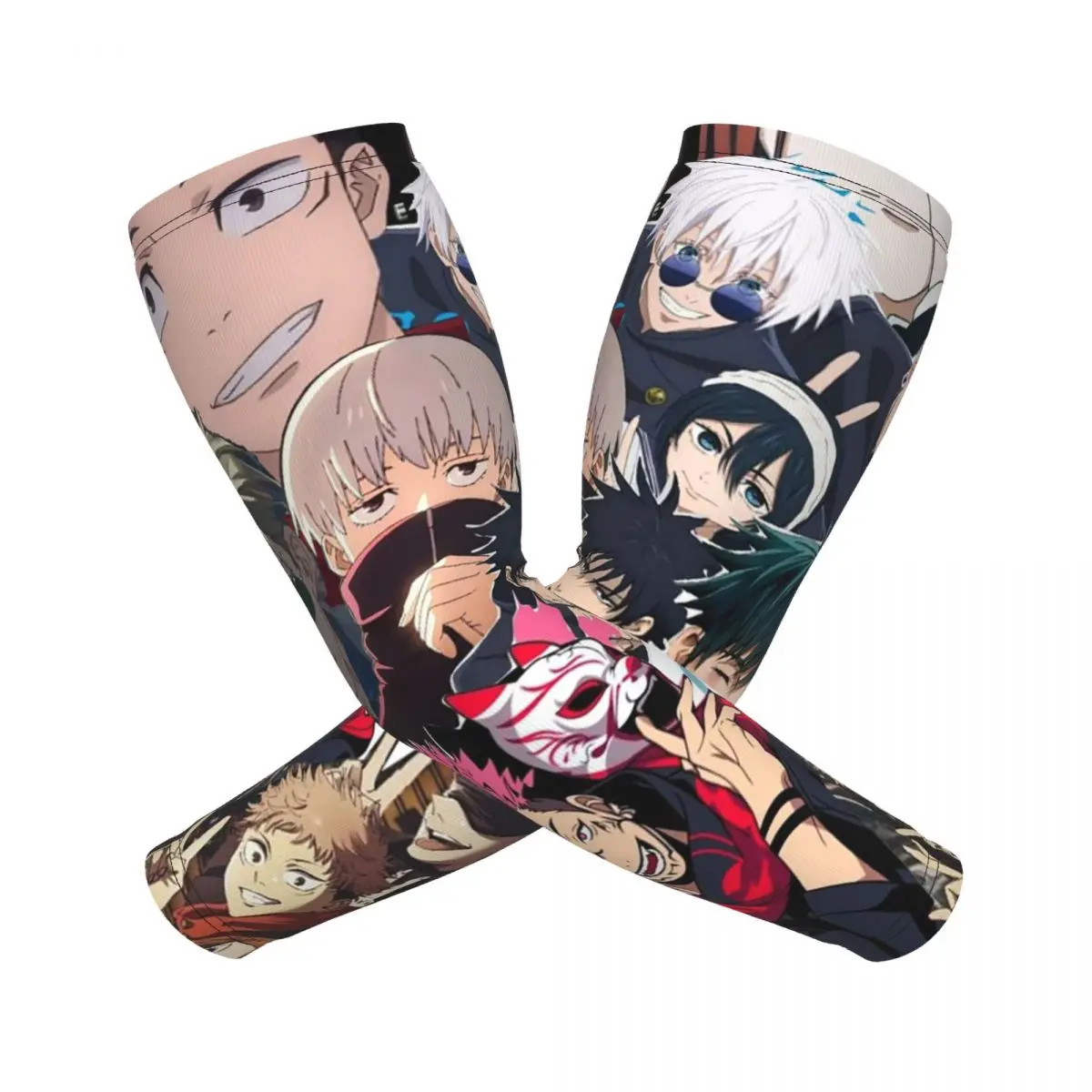 

Megumi Besto Friendo Jujutsu Kaisen Sukuna Аниме Рукава Мужчины Женщины Защита от солнца и ультрафиолета Татуировки Прикрытие Спорт Охлаждение Велоспорт