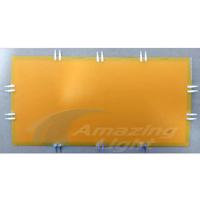 20x10cm Cuttable El Backlight El Foil El Backlight Panel With DC5V Inverter And Connector
