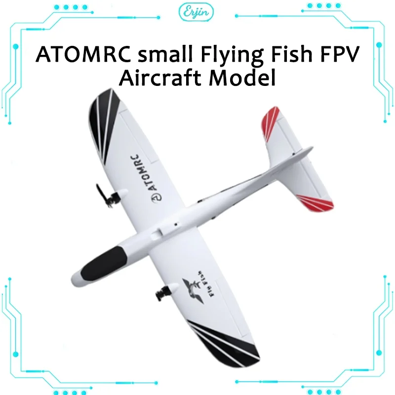 Atomrc-Pez Volador Fpv, modelo de ala fija, máquina de entrenamiento para principiantes, Avión de Control remoto, juguete pequeño y Flexible