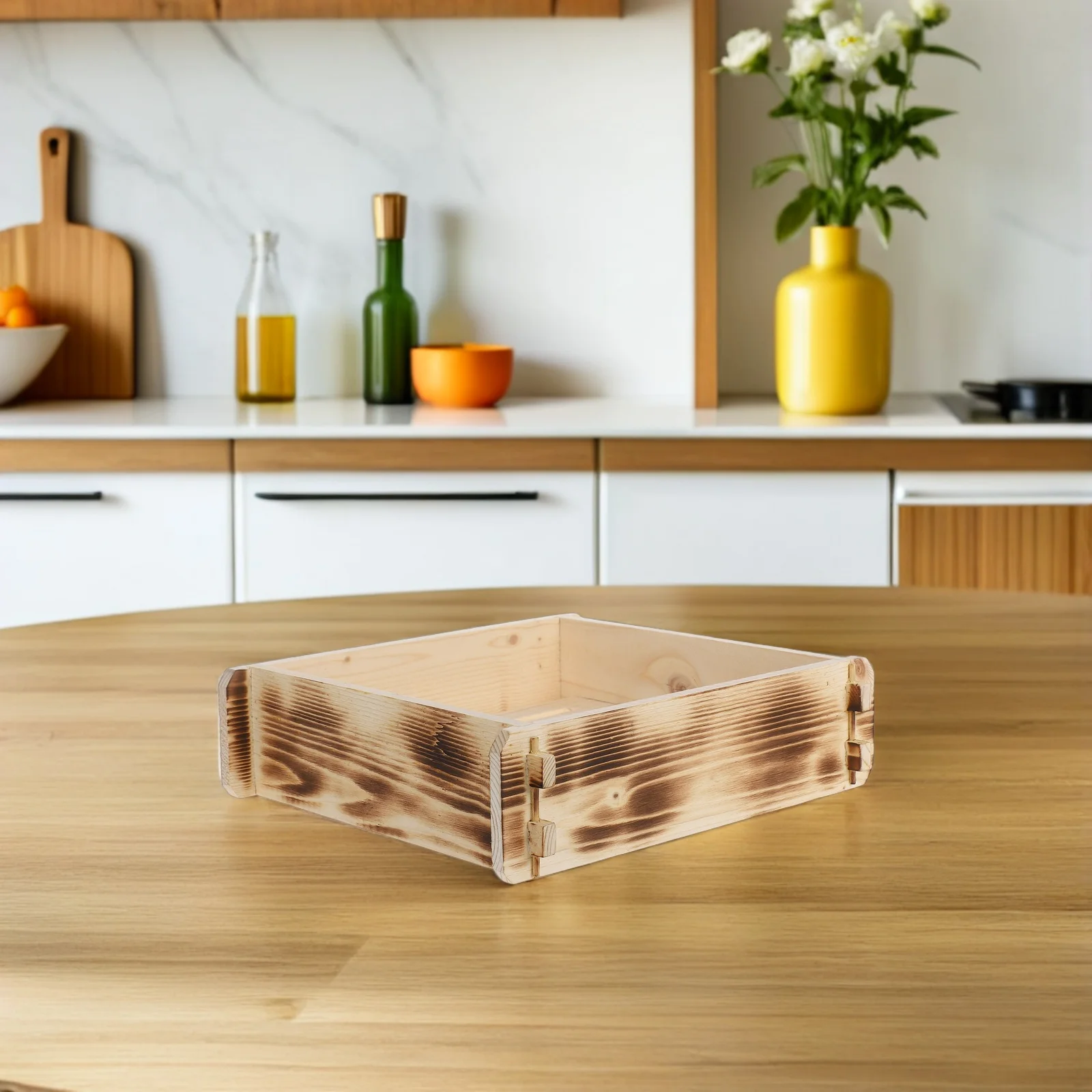 

Wood Sushi Plate Japanese Style Rectangular Wooden Serving Tray Sushi Desserts Snacks Traditional Elegant Design