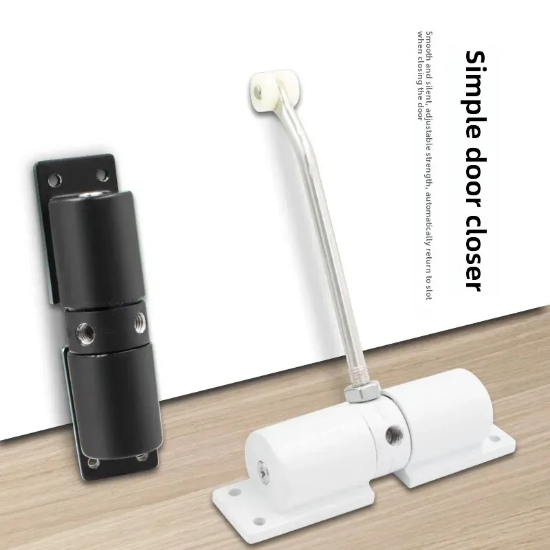 Penutup permukaan penutup dapat diatur otomatis keselamatan tugas berat penutup musim semi untuk eksterior Interior penutup pintu hitam