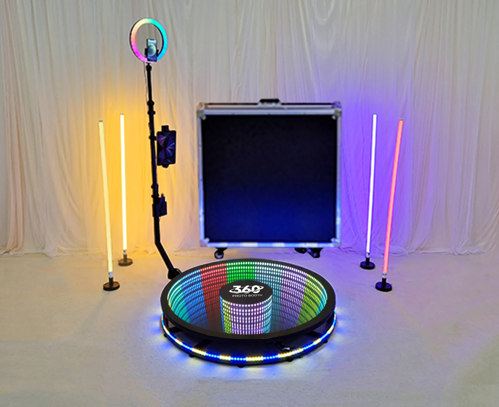 360 Photo Booth RGB LED Lights 0.6m 0.9m 1.2m