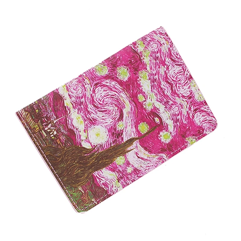 Stylish and Practical Digital Print Cover Credit Card Holder Travel Document