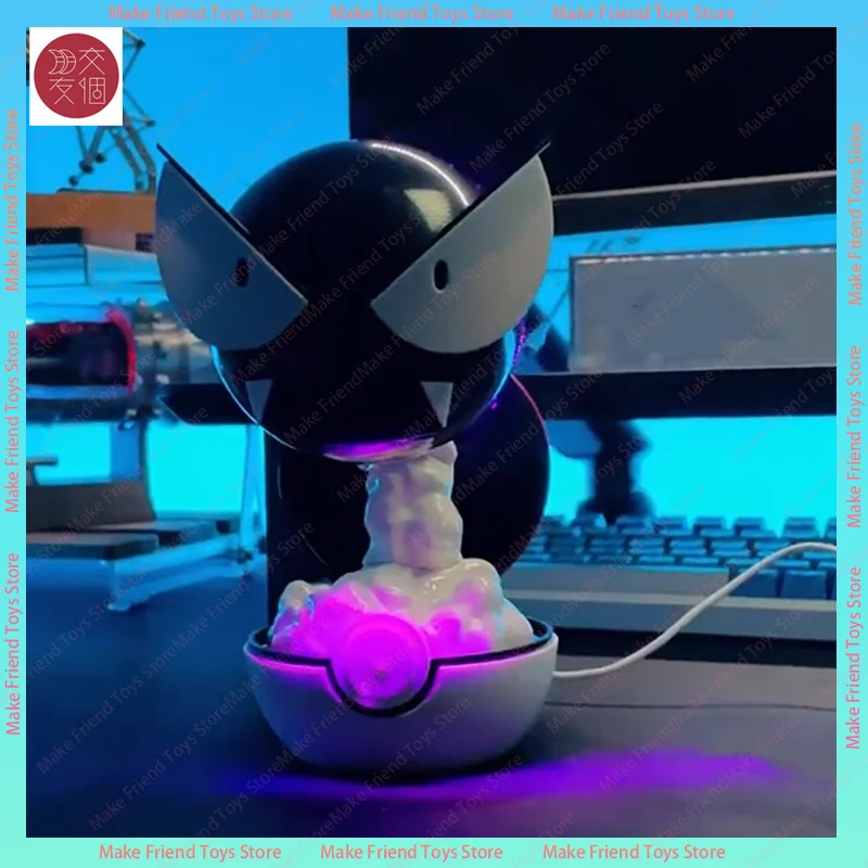 

Plug In Gastly Luminous Humidifier Personalized 3d Printed Cool Decor Desk Shelf Decoration Nostalgia Christmas Gamer Birthday