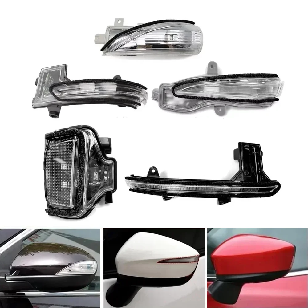 For Mazda 2 Demio 07-23 CX-5 CX5 13-22 6 Atenza 07-23 3 Axela 17-19 Outside Rearview Mirror Turn Signal Light Indicator Lamp