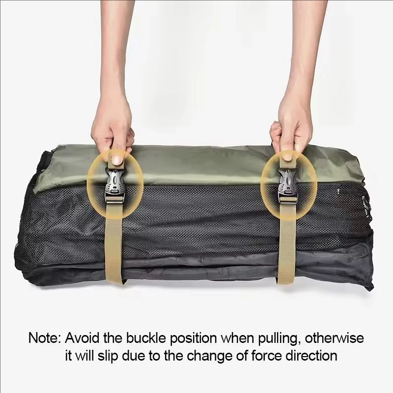 2pcs 1.35m Travel Tied Belt Durable Nylon Cargo Tie Down Luggage Lash Belt Strap Camping Hiking Cargo Storage Belt Buckle image 2