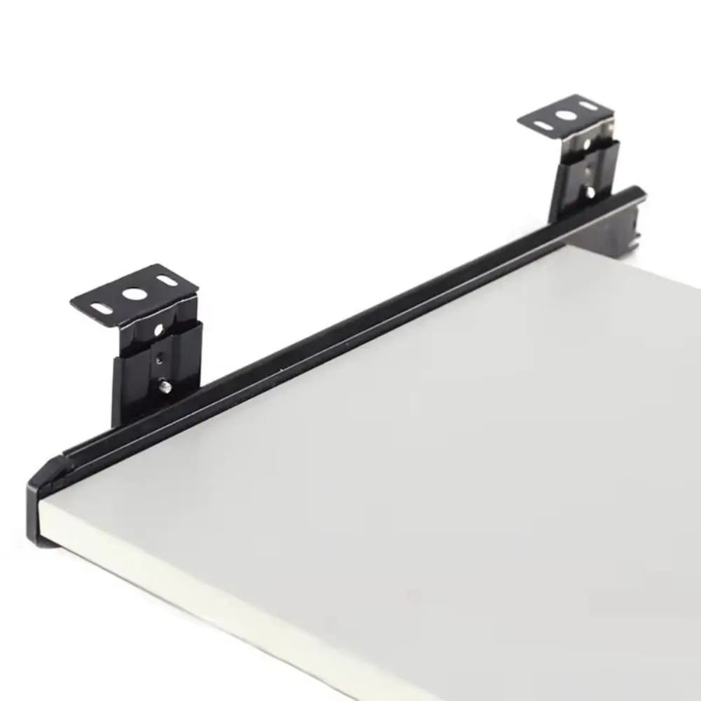 2PCS New Ball Bearing Drawer Runners Side Mounting Full Extension Pull Out Tray Adjustable Low-Noise Drawer Glides Dresser