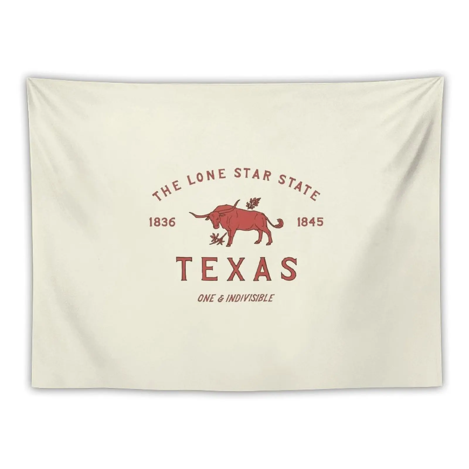 TX - Texas State Animal Longhorn Steer Tapestry Decorative Paintings Room Aesthetic Tapestry