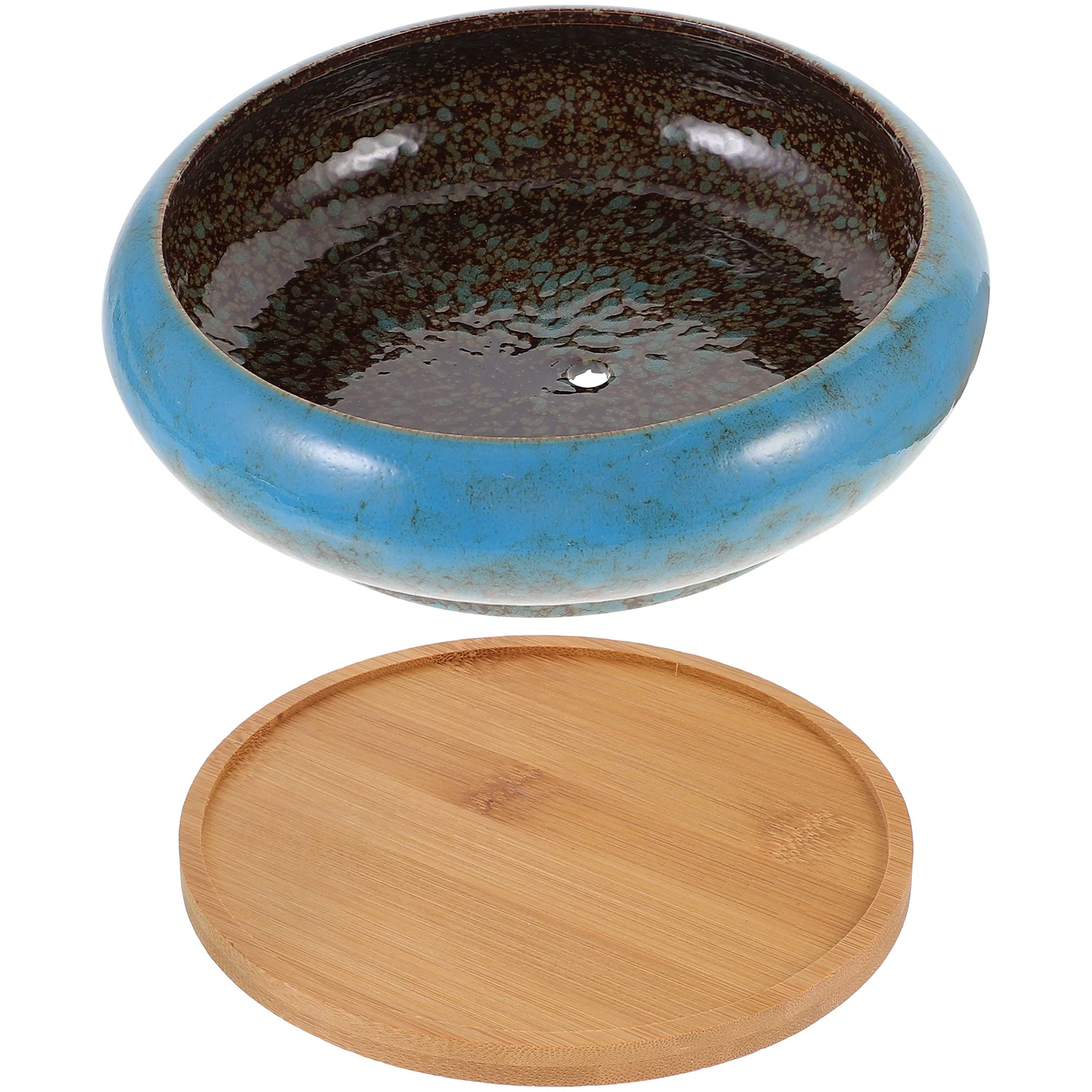 

Набор из 1 керамического цветочного горшка: маленький кашпо для суккулентов, бонсай, для дома и балкона