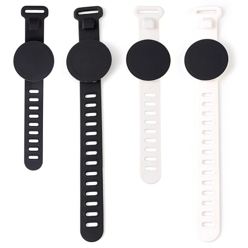 

Phone Mount With Protective Silicone Strap Adjustable Wristband Phone Holder For Everyday Use D5QC