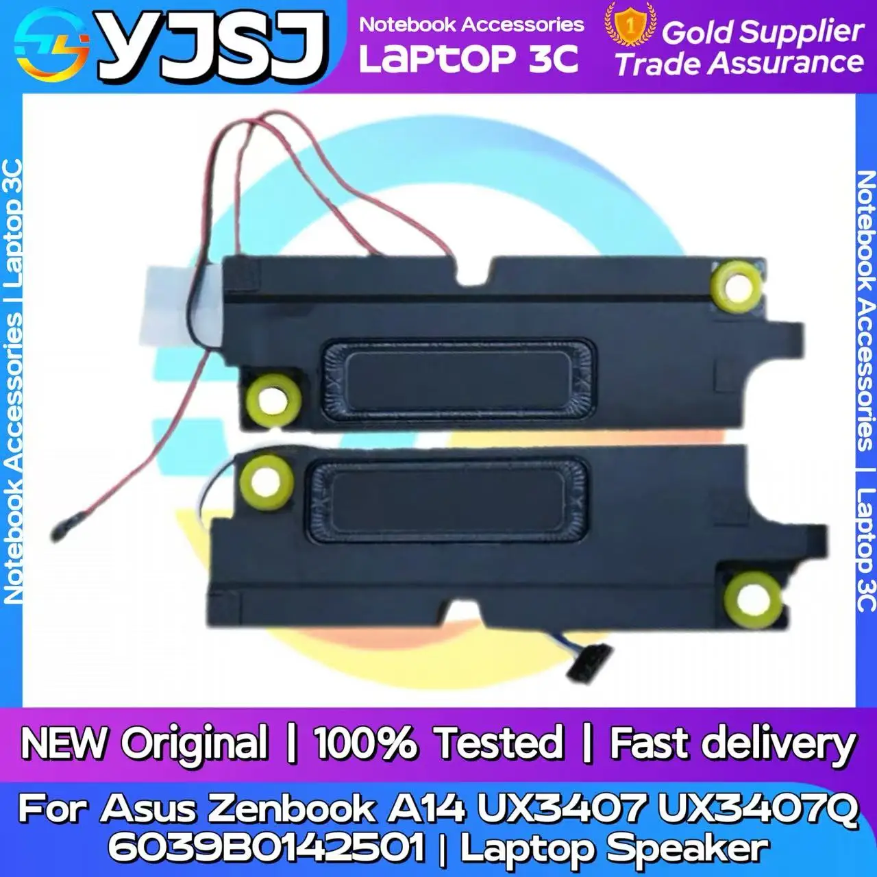 New Original Laptop Notebook Audio Speaker For Asus Zenbook A14 UX3407 UX3407Q  6039B0142501  Built-in Speaker Horn audio