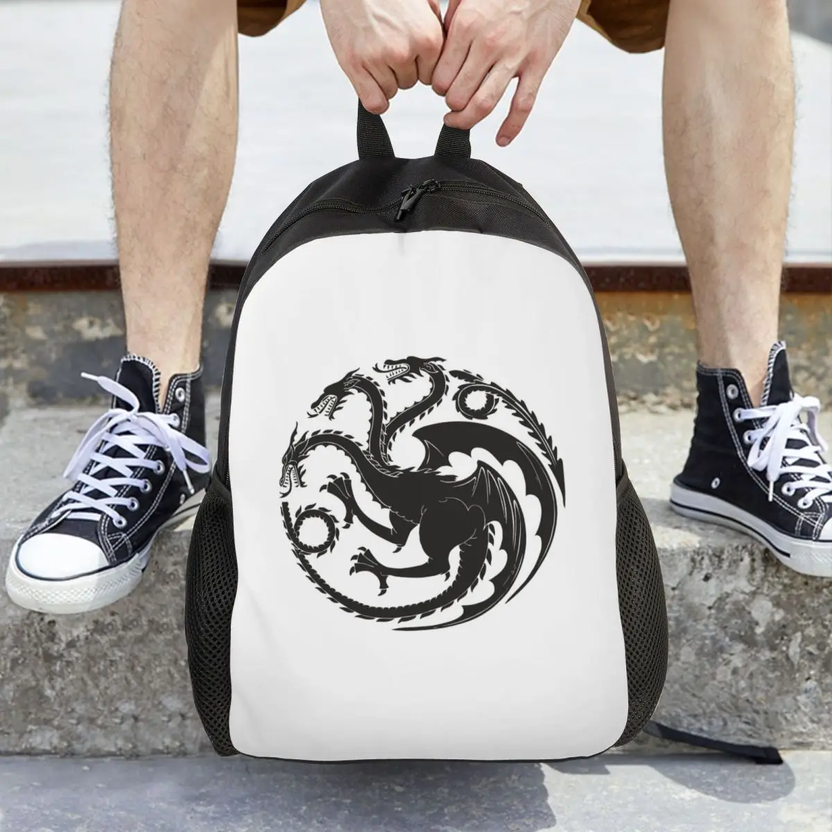 Game Of Thrones House Targaryen Backpack Daypack Large Capacity Kids BookBag School Bag Shoulder Bags for Men Women