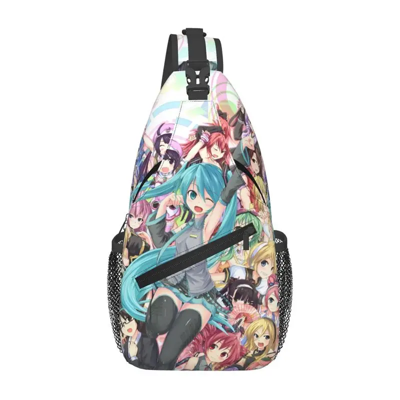 

Cool Anime Hatsune Miku Crossbody Sling Backpack Men Shoulder Chest Bags for Traveling