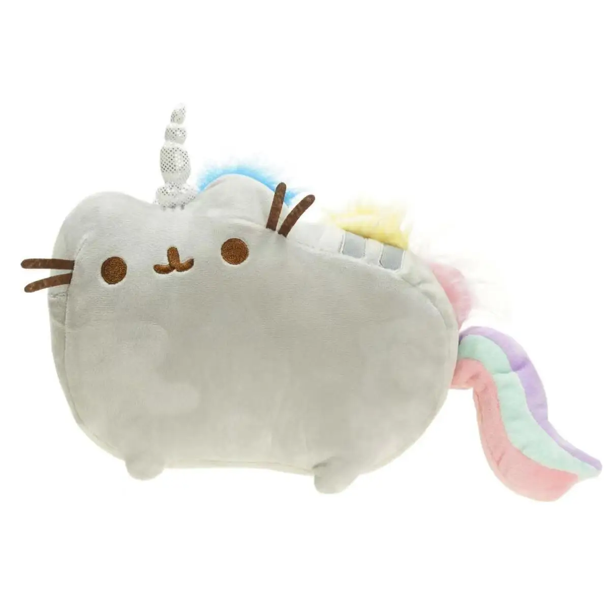 ใหม่ Pusheen Kawaii Cat ตุ๊กตาตุ๊กตาอะนิเมะตุ๊กตาสัตว์ของเล่นน่ารักห้องนอนตกแต่งรถบ้านอุปกรณ์เสริมเด็กของขวัญเด็กผู้หญิง