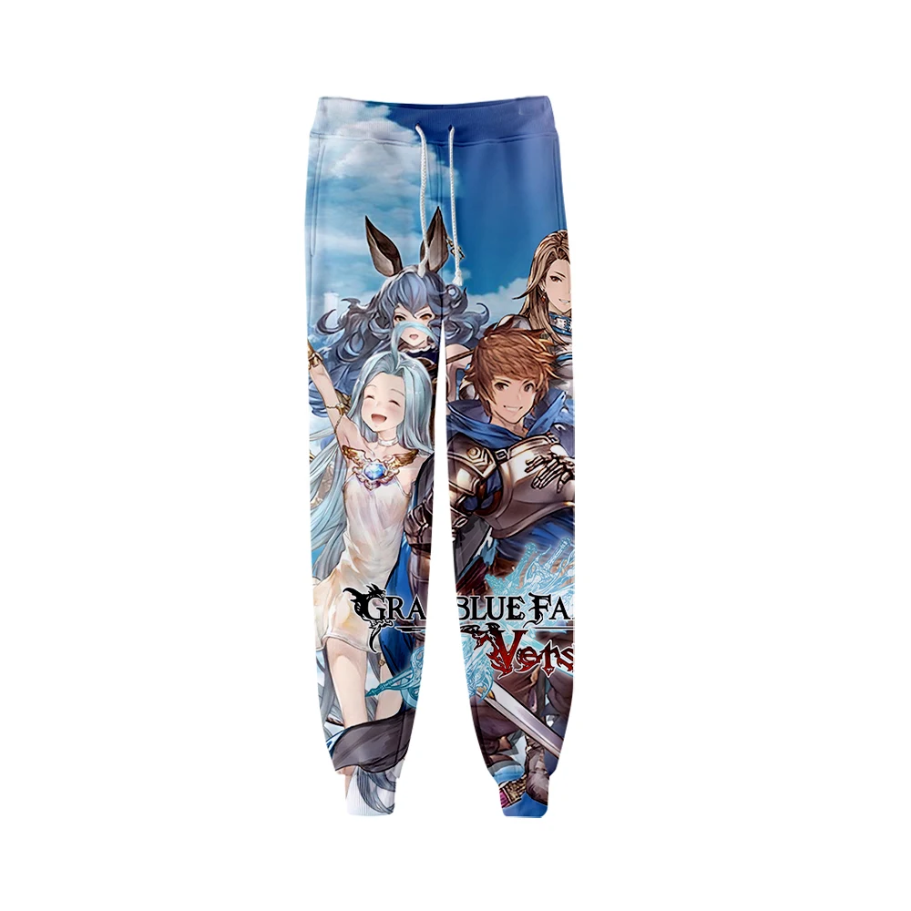 

Granblue Fantasy Game Long Pants 3D Trousers Women Men Sweatpants Free Shipping Harajuku Streetwear 2022 Casual Jogger Pants