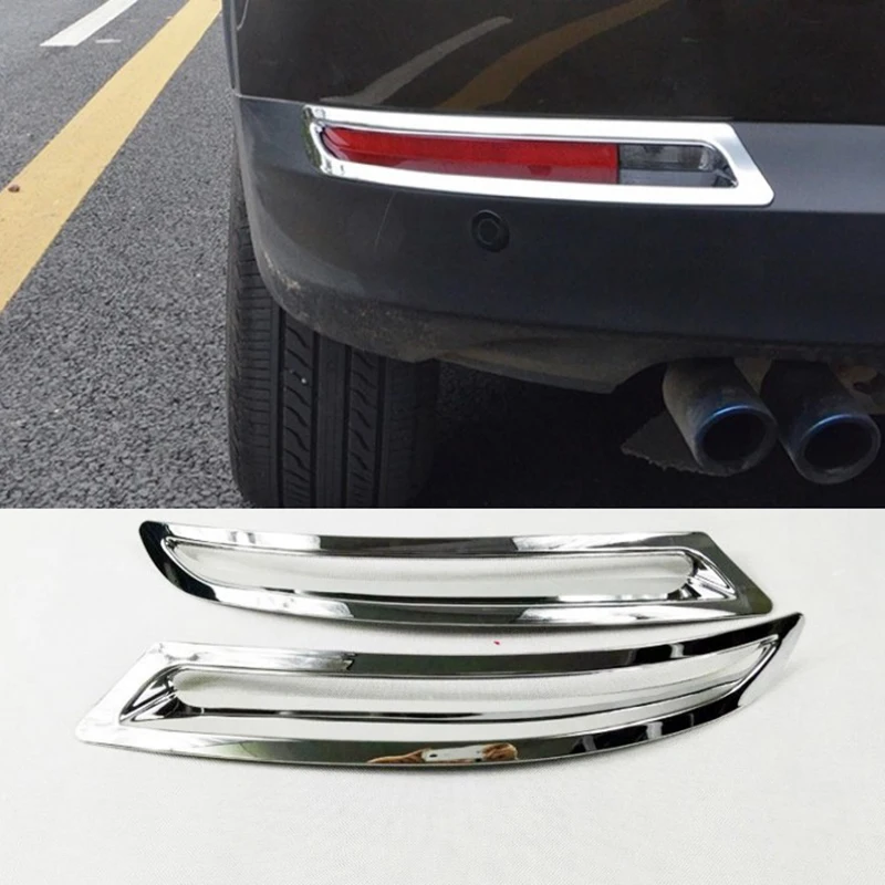 

2 pcs ABS Chrome Rear Fog light Frame tail lamp Cover For VW Volkswagen Tiguan 2010 2011 2012 2013 2014 2015